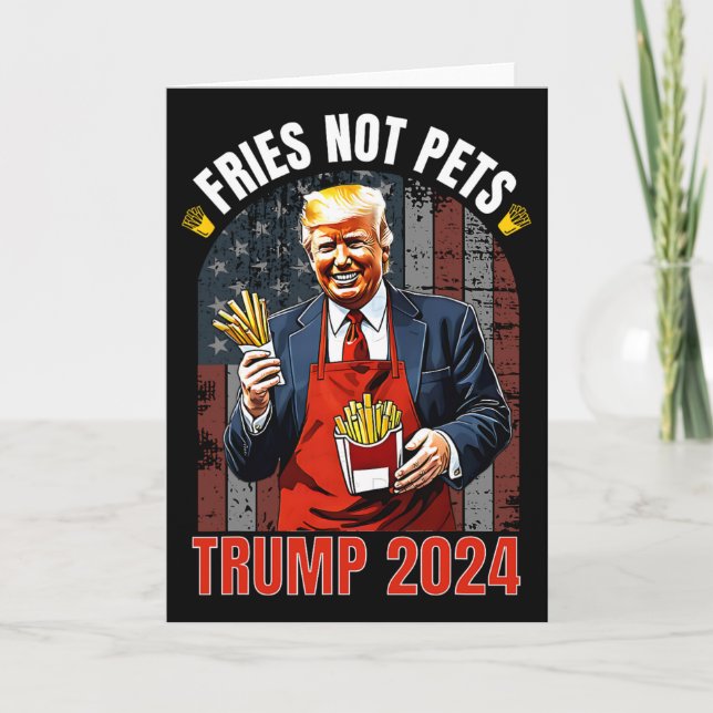 Carte Trump Frites Pas Animaux 2025 Rend Les Frites Géni (Devant)