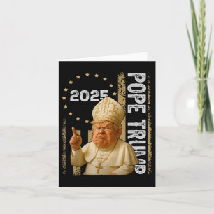 Carte Trump Funny Comme Église du Vatican Pape Trump Fun