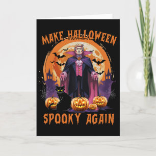Carte Trump Halloween Rendez à Halloween son caractère e
