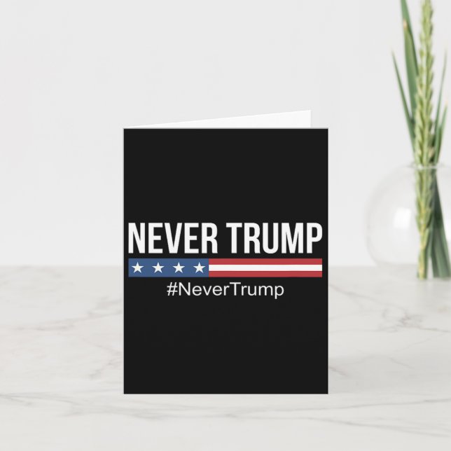 Carte Trump - #jamais trump (Devant)