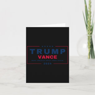 Carte Trump Jd Vance Vp Rendre À L'Amérique Sa Superbe !