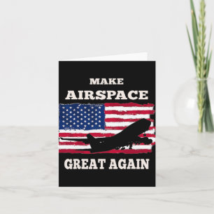 Carte Trump Jet politique redonne sa grandeur à l'espace