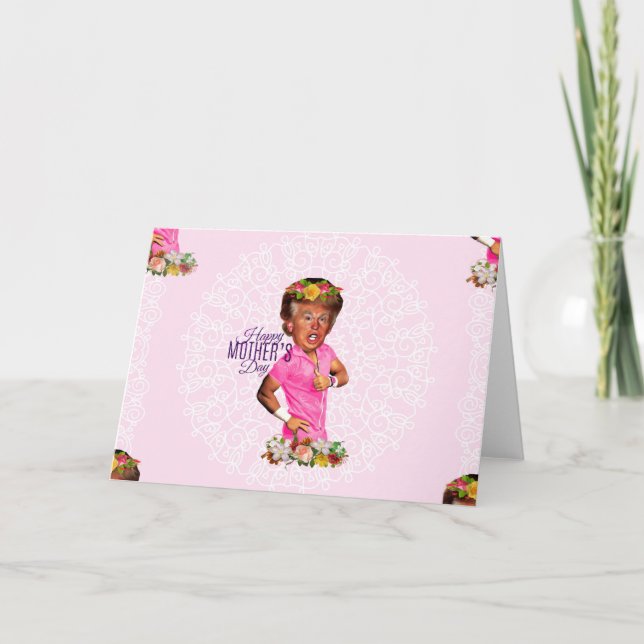 Carte trump, jour des mères heureuses (Devant)