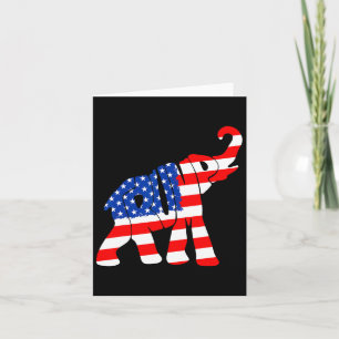 Carte Trump, le drapeau américain