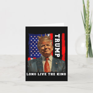 Carte Trump Le Président King Vive Le Roi Trump