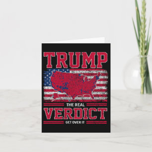 Carte Trump Le Véritable Verdict Remettez-Le Drapeau Amé