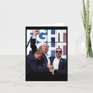 Carte Trump lutte contre Trump pour l'Amérique et pour l
