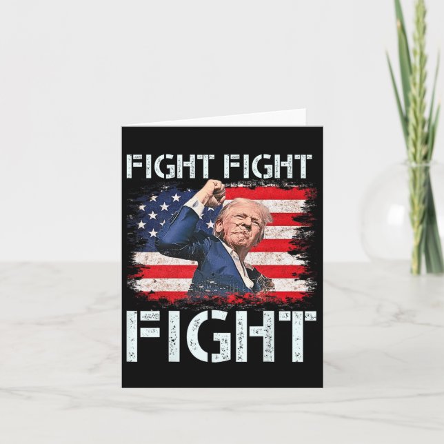 Carte Trump Luttez Luttez Luttez Trump Signale aux Améri (Devant)