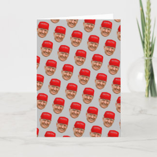 Carte TRUMP MAGA Noël