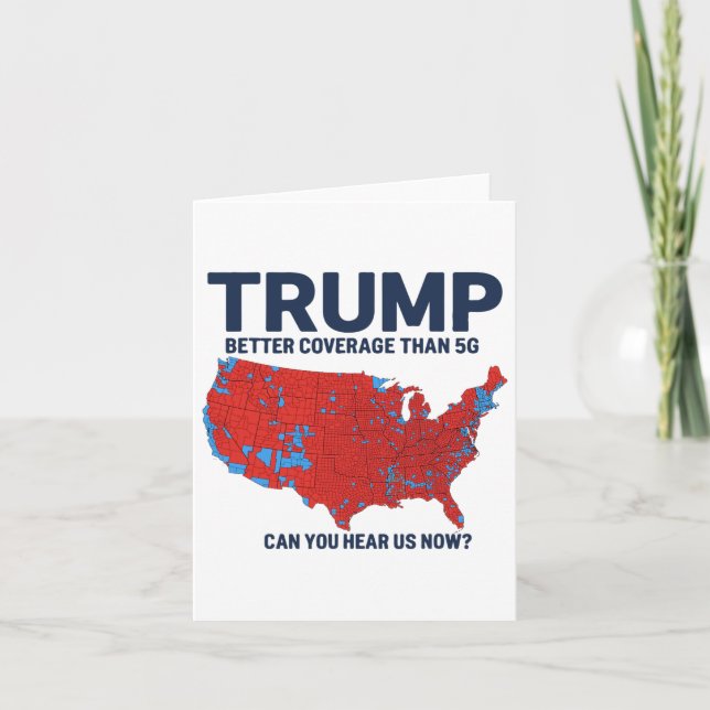 Carte Trump Meilleure Couverture Que 5g Pouvez-Vous Nous (Devant)