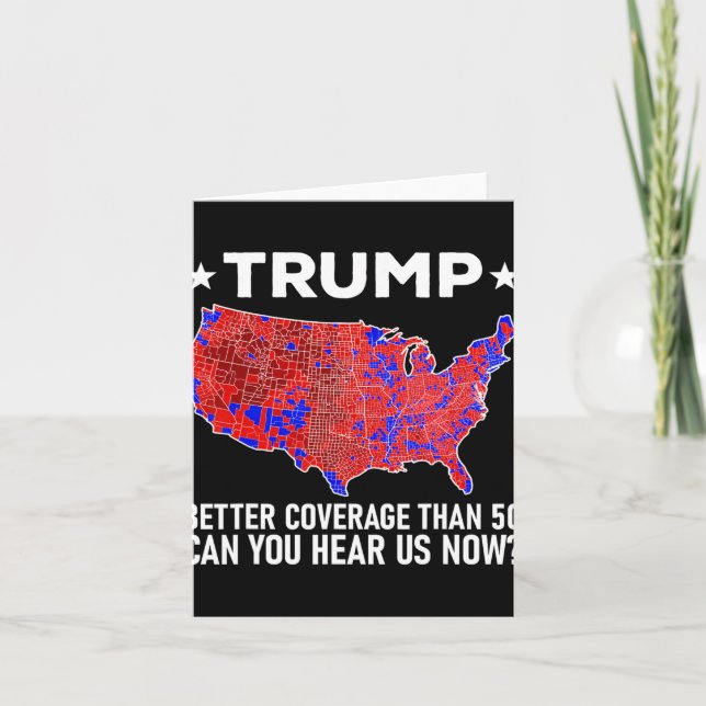 Carte Trump Meilleure Couverture Que 5g Pouvez-Vous Nous (Devant)