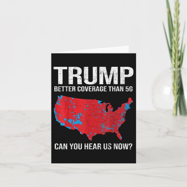 Carte Trump Meilleure Couverture Que 5g Pouvez-Vous Nous (Devant)