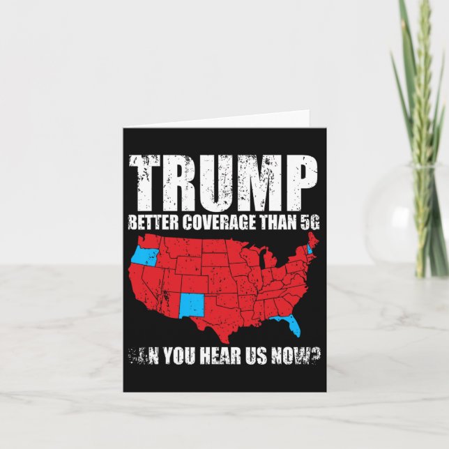 Carte Trump Meilleure Couverture Que 5g Pouvez-Vous Nous (Devant)