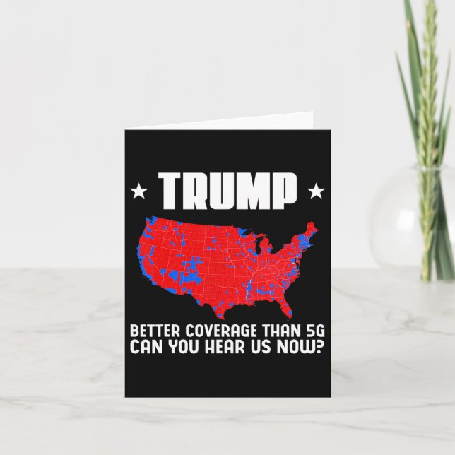 Carte Trump Meilleure couverture que 5g Pouvez-Vous Nous (Devant)