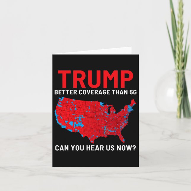 Carte Trump Meilleure Couverture Que 5g Pouvez-Vous Nous (Devant)