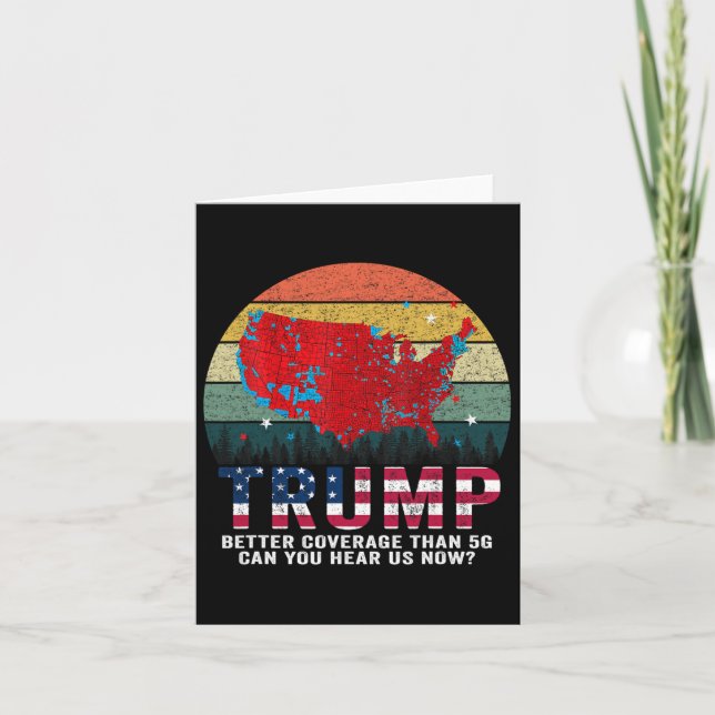 Carte Trump Meilleure Couverture Que 5g Pouvez-Vous Nous (Devant)