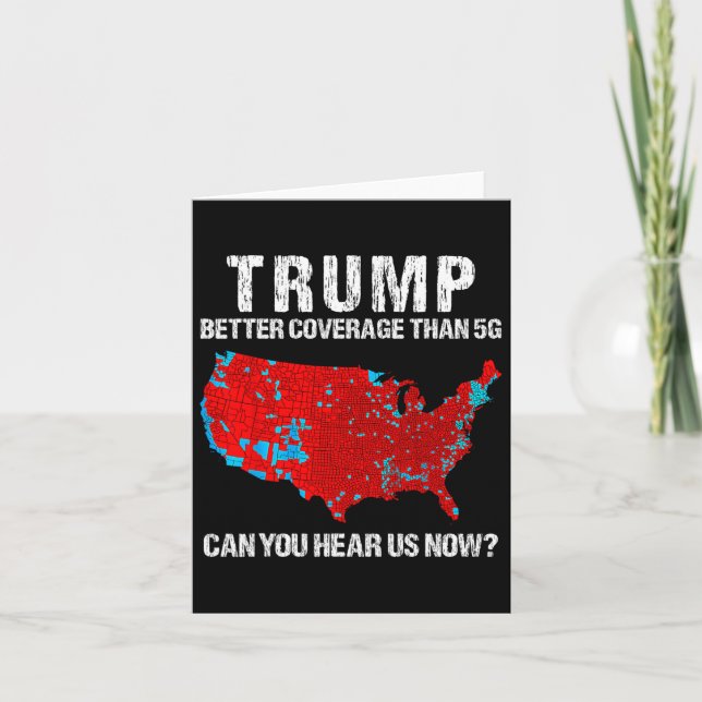 Carte Trump Meilleure Couverture Que 5g Pouvez-Vous Nous (Devant)