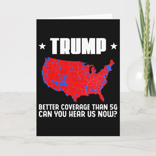 Carte Trump Meilleure Couverture Que 5g Pouvez-Vous Nous (Devant)