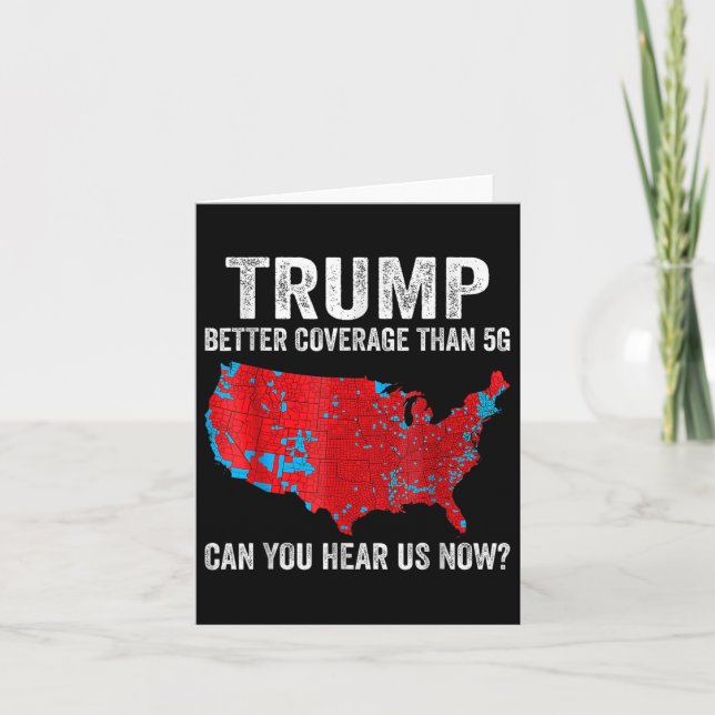 Carte Trump Meilleure Couverture Que 5g Pouvez-Vous Nous (Devant)