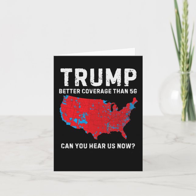 Carte Trump Meilleure Couverture Que 5g Pouvez-Vous Nous (Devant)