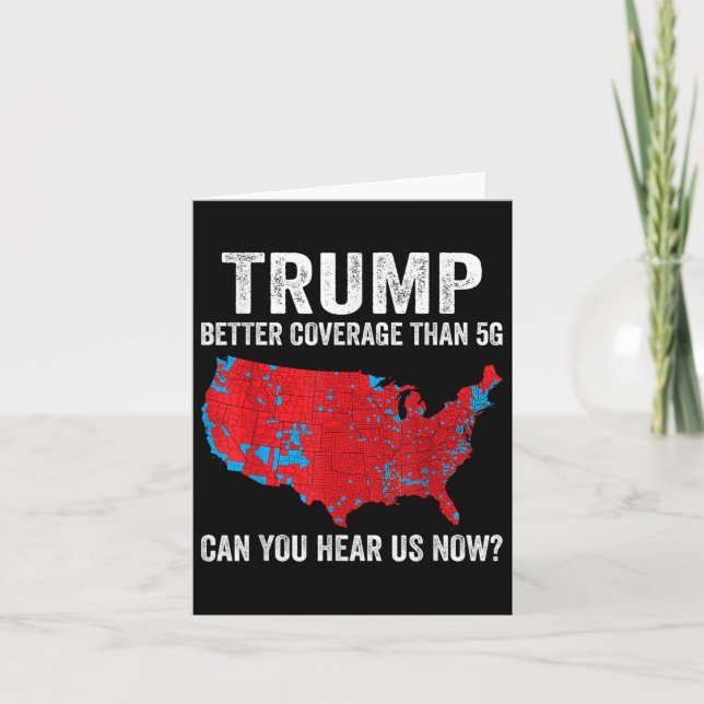 Carte Trump Meilleure Couverture Que 5g Pouvez-Vous Nous (Devant)