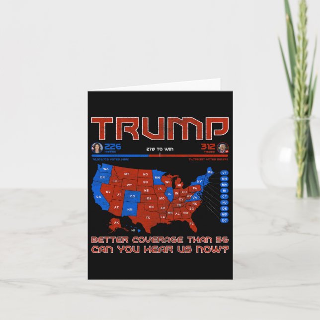 Carte Trump Meilleure Couverture Que 5g Pouvez-Vous Nous (Devant)