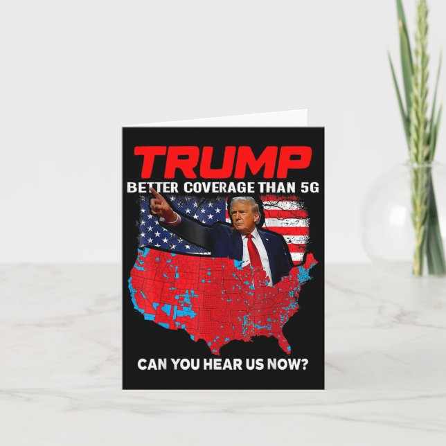 Carte Trump Meilleure Couverture Que 5g Pouvez-Vous Nous (Devant)