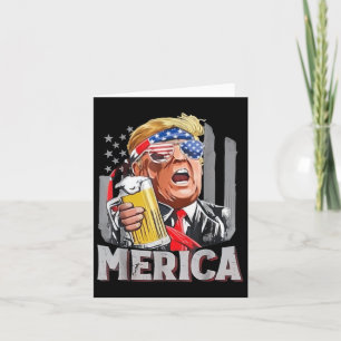 Carte Trump Merica Rendre 4 juillet grand à nouveau les
