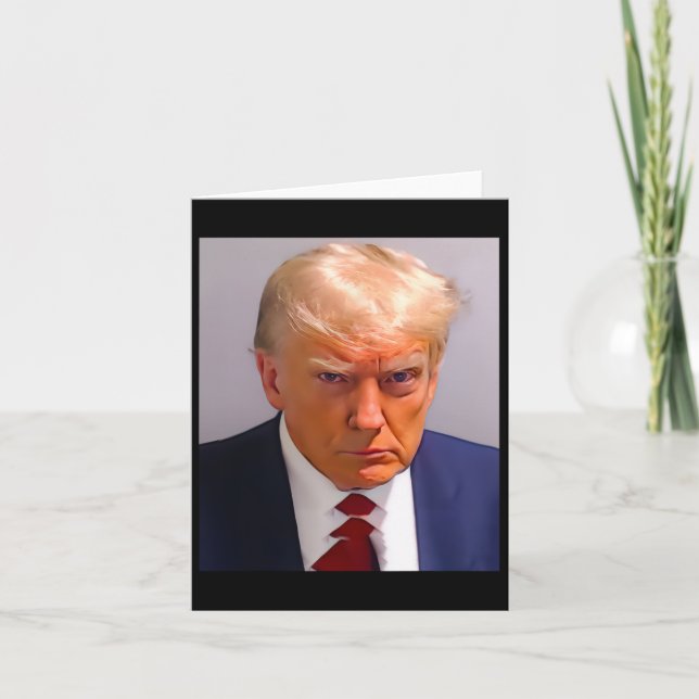Carte Trump Mug Shot 1 (Devant)