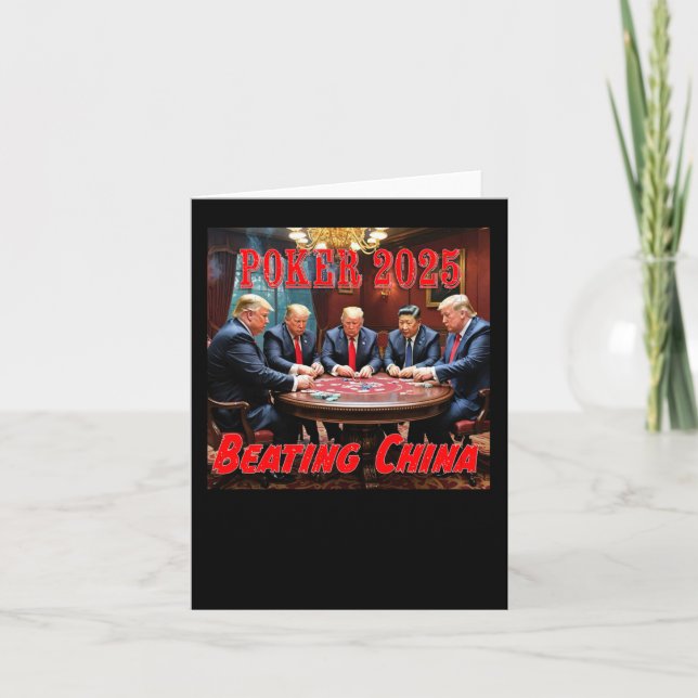 Carte Trump Poker 2025 (Devant)
