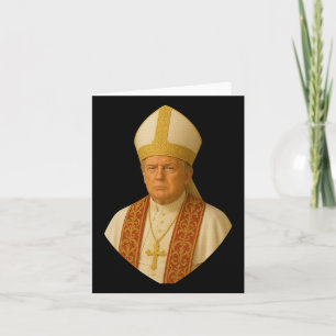 Carte Trump Pope Graphic - Drôle Design politique