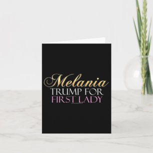 Carte Trump Pour La Première Dame Pro-Donald Trump