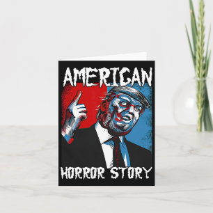 Carte Trump Président Usa Drapeau Halloween Horror Story