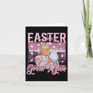 Carte Trump rend à Pâques sa grande chemise