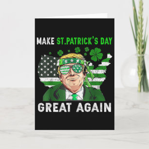 Carte Trump rend la Saint-Patrick à nouveau géniale Drôl