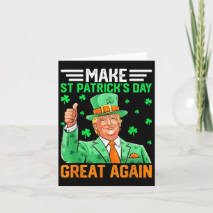 Carte Trump rend le Jour de la Saint Patrick grand à nou