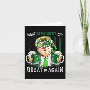 Carte Trump rend le Jour de la Saint Patrick grand à nou