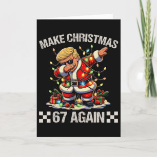 Carte Trump rend Noël 67 ans encore Mème politique Xmas 