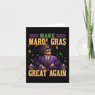 Carte Trump Rendre Mardi Gras Grand À Nouveau Drôle Para