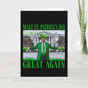 Carte Trump rendue la Saint-Patrick grande encore drôle