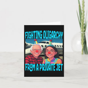 Carte Trump Républicain combat l'oligarchie du jet privé