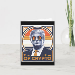 Carte Trump Sarcastique La Montée De Crypto Bitcoin Mine