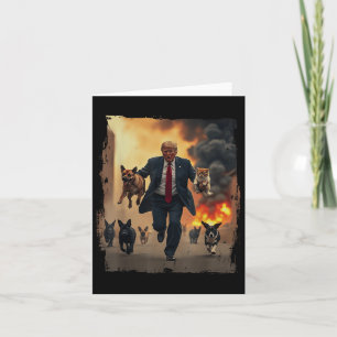 Carte Trump sauve des chiens, drôle élection américaine