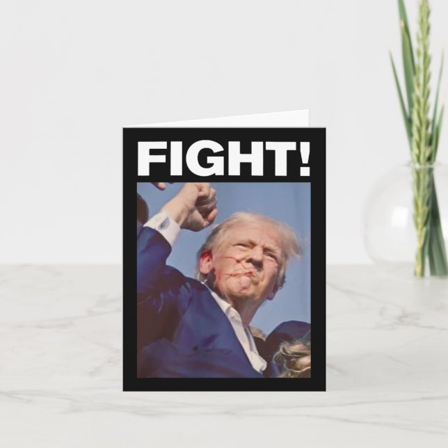 Carte Trump Shot 2024 (Devant)