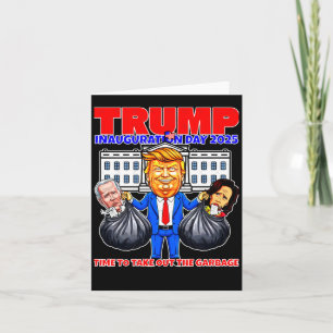 Carte Trump sort les poubelles