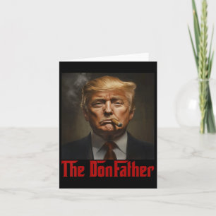 Carte Trump The Donfather - président Cool américain