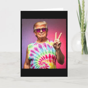 Carte Trump Tie-dye Hippie Lunettes de soleil – Symbole