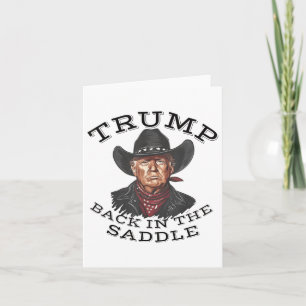 Carte Trump Trump De Retour À L'Inauguration De La Selle