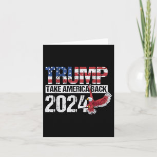Carte Trump, un drapeau américain pour les élections pré