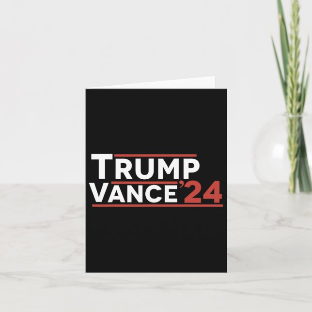 Carte Trump Vance 2024 (Devant)